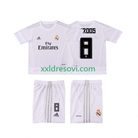 Real Madrid KROOS 8 2015 2016 Retro Domaći Dječji Nogometni Dres